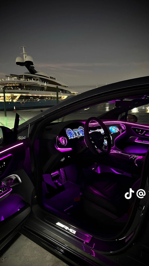 Kit Ambiance LED Voiture RGB — Cockpit de Luxe Bluetooth