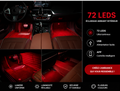 Bandes LED RGB Voiture — Éclairage Ambiance Bluetooth