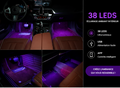 Bandes LED RGB Voiture — Éclairage Ambiance Bluetooth